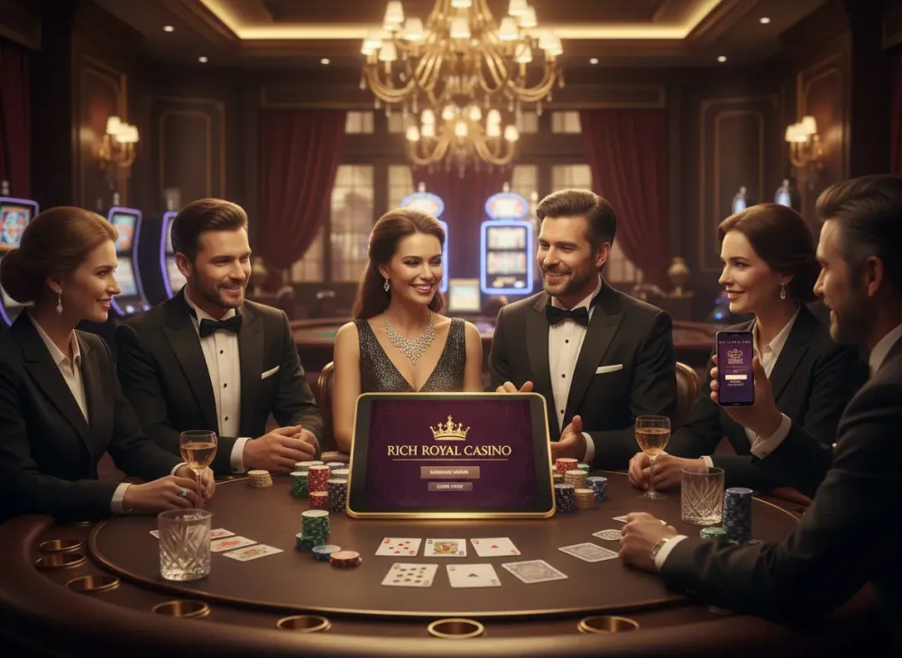login rich royal casino